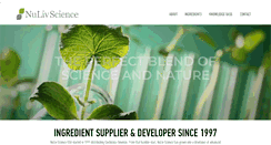 Desktop Screenshot of nulivscience.com
