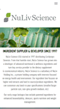 Mobile Screenshot of nulivscience.com