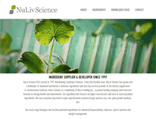 Tablet Screenshot of nulivscience.com